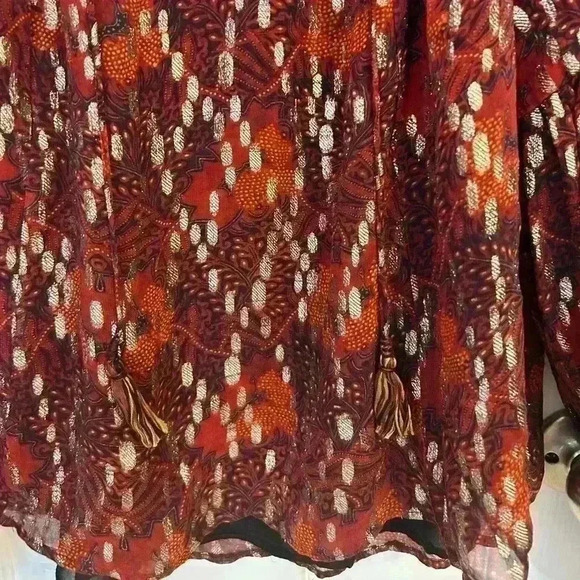 Love the Label Jane Peasant Blouse Size M - Picture 5 of 6